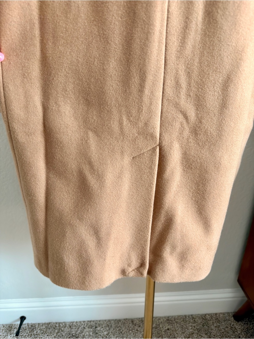 NWT GAP Camel Tailored Coat – Size Medium - Picture 8 of 12